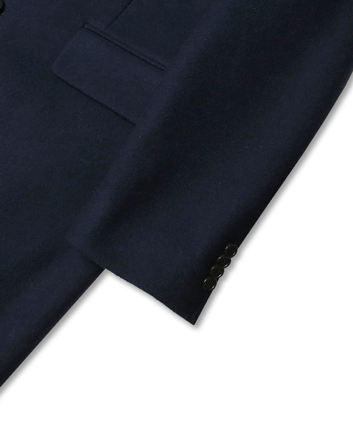 맨온더분 [Man On The Boon] 네이비 울 나일론 싱글 코트 상품이미지3