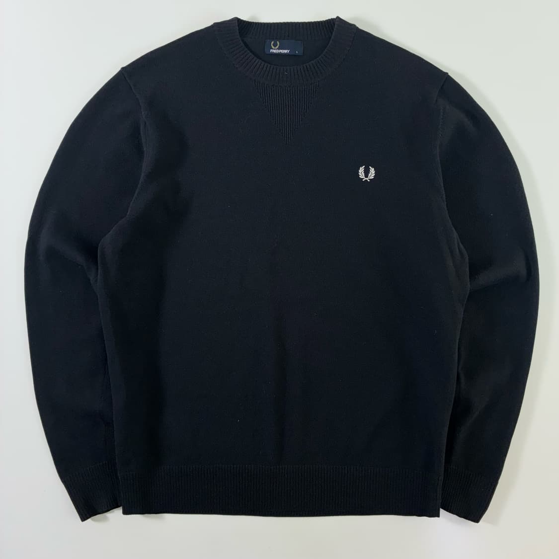 Fred perry  프레드페리 자수 네이비 니트  상품이미지1