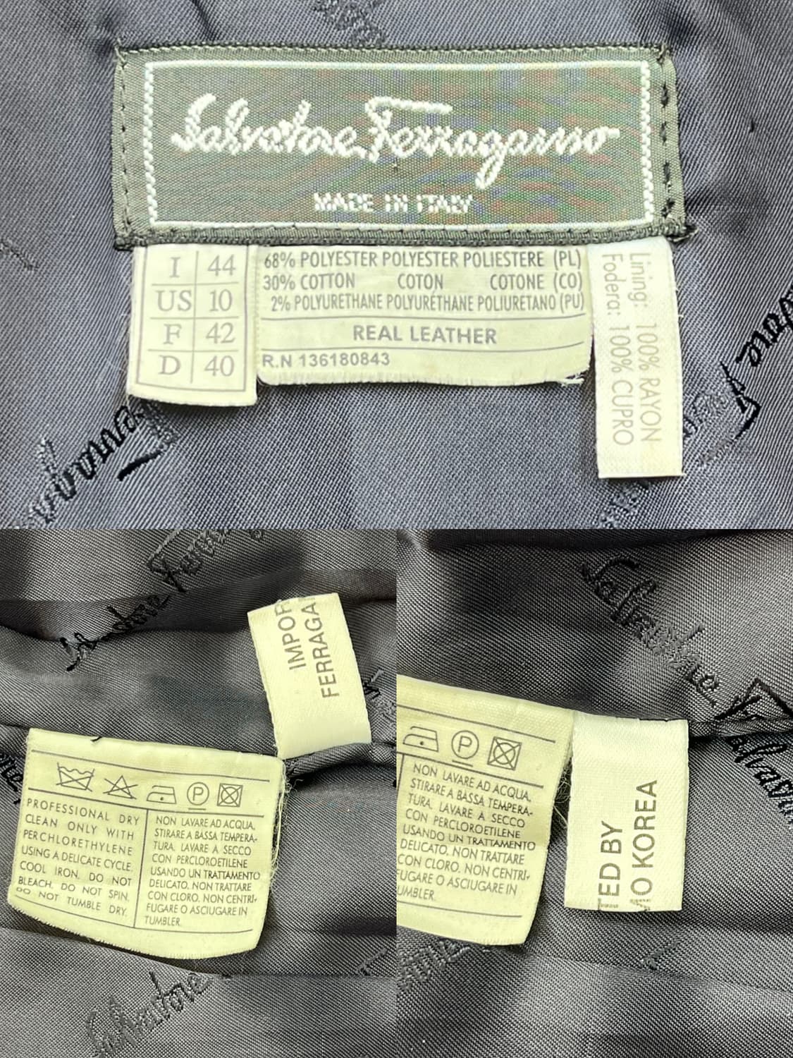 살바토레 페라가모 간치니 모노그램 코트 상품이미지7