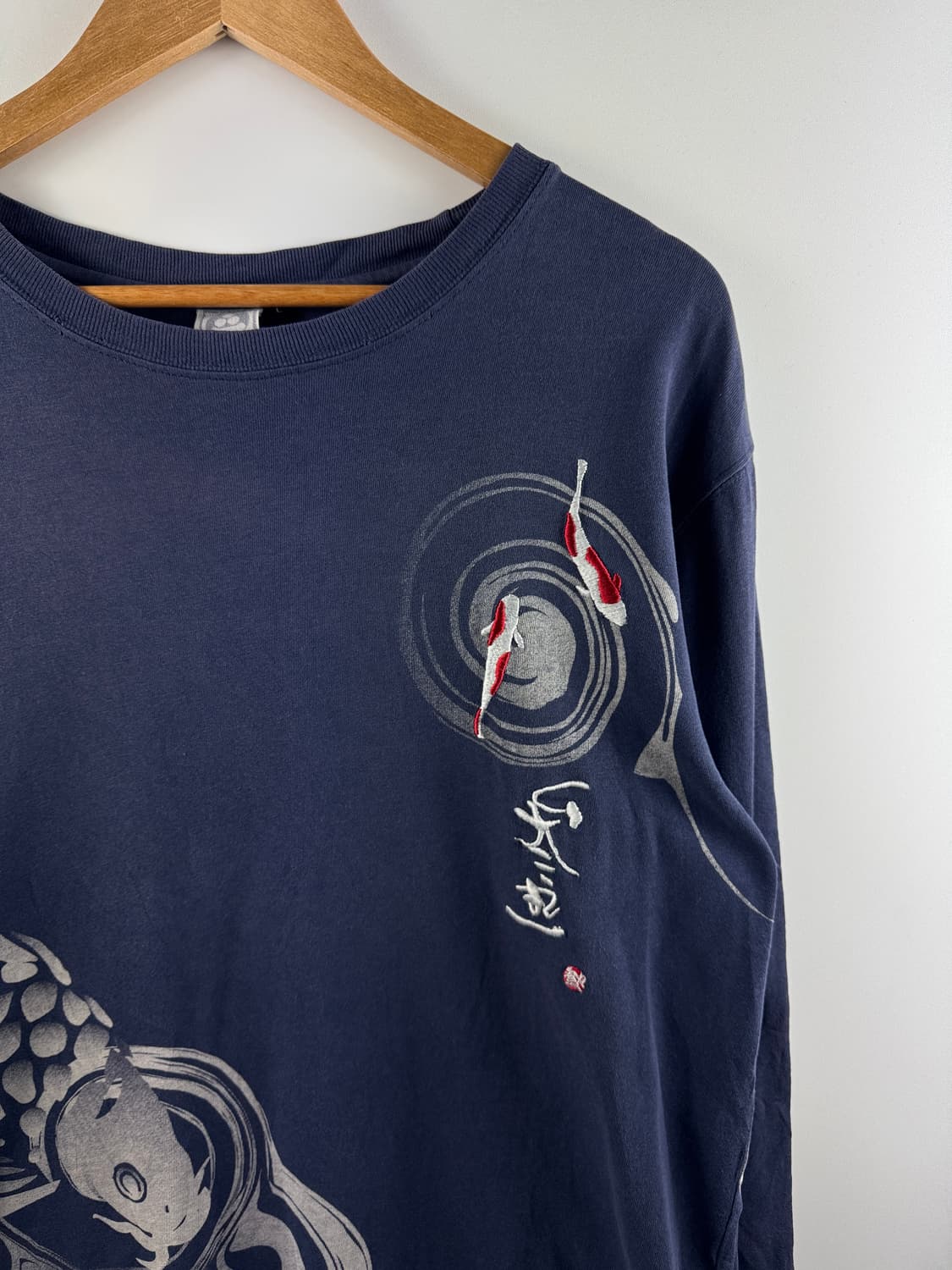 JPN 오리엔탈 코이 프린팅 롱슬리브1765 상품이미지2