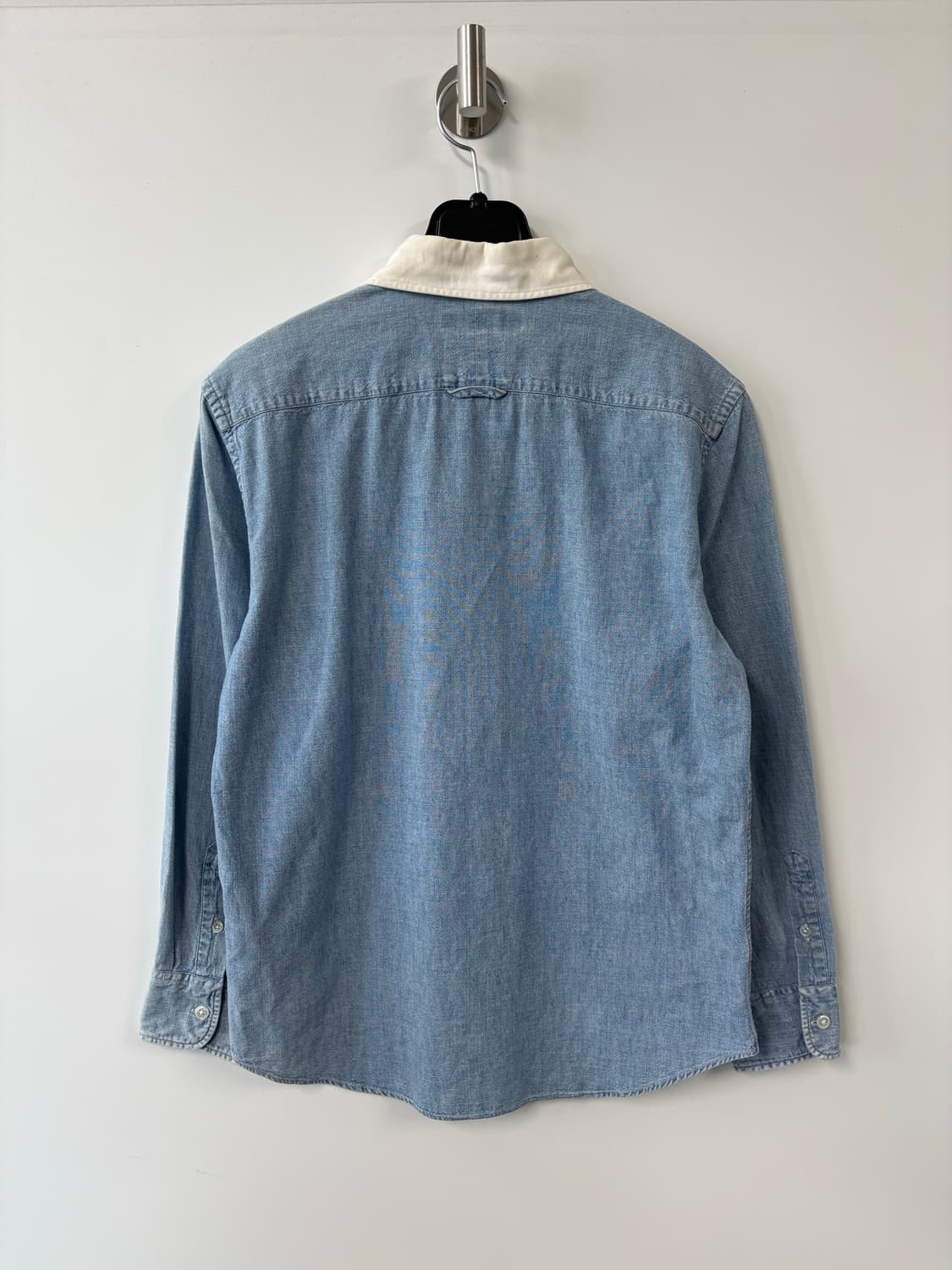 폴로 랄프로렌 배색 카라 데님 셔츠 상품이미지4