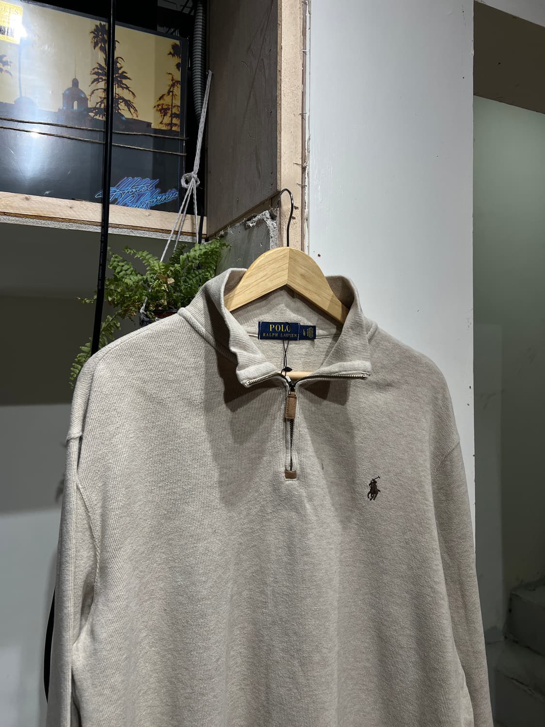 폴로 랄프로렌 반집업 니트 상품이미지1