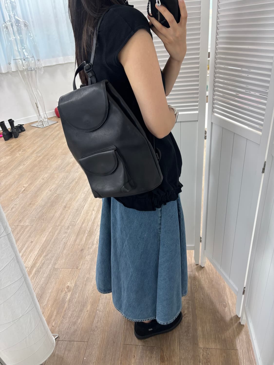 요지 야마모토 Ysaccs 레더 백팩  상품이미지2