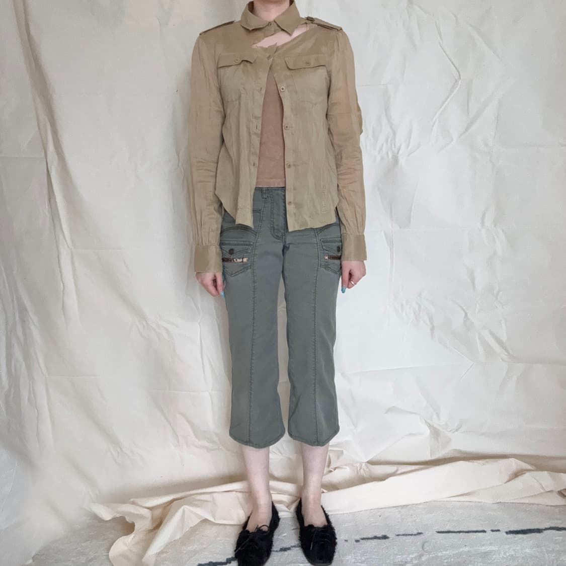 UNDERCOVER Open-Back Cut-Out Shirt 상품이미지3