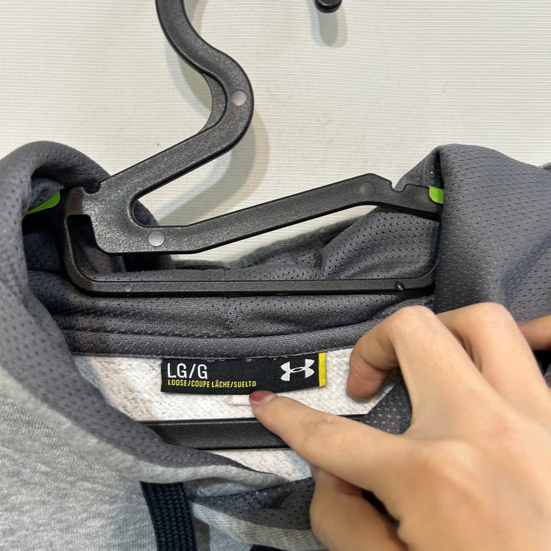 언더아머 남성 기모 후드티 L 상품이미지2