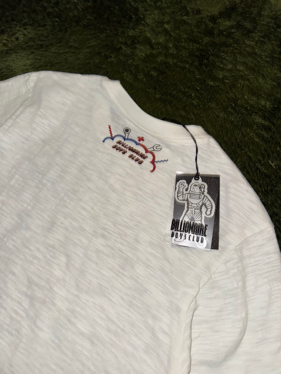 [L] 빌리어네어 보이즈 클럽 bbc ROCKETIN 슬럽 티셔츠 화이트 상품이미지9