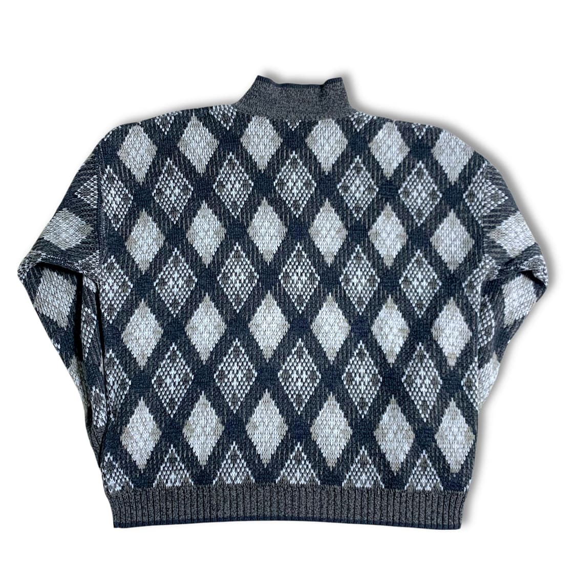 [XL] 90s Bugle Boy Argyle Knit  Sweater 상품이미지5