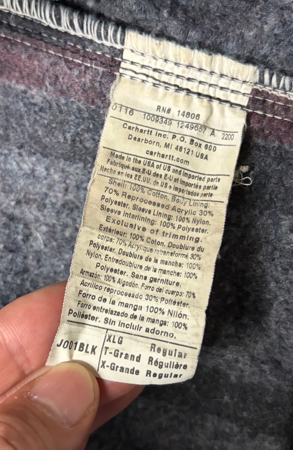 10s 킬하트 j001 blk 디트로이트 자켓 상품이미지10