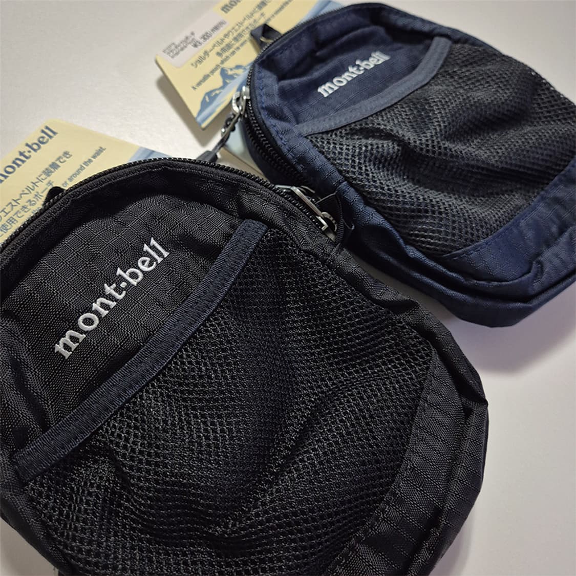 몽벨 어태처블 파우치 크로스백 - 블랙 네이비 상품이미지1