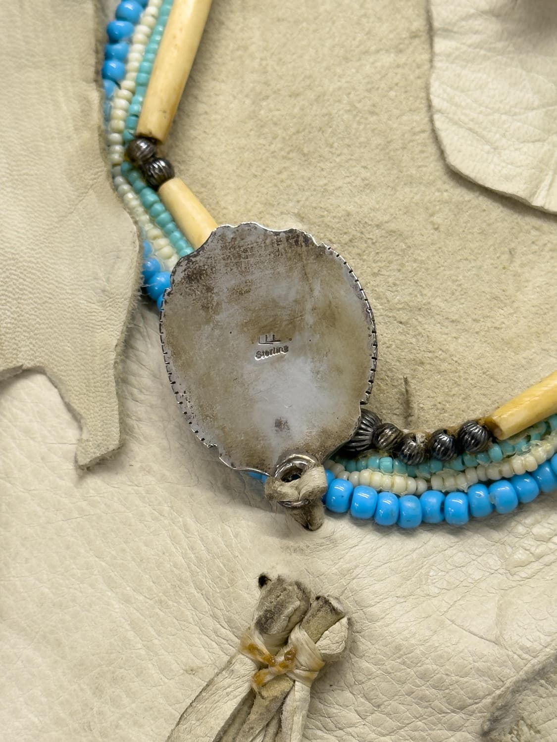 70s ‘Runner Horse’  웨스턴 벅스킨 프린지 셔츠 상품이미지4