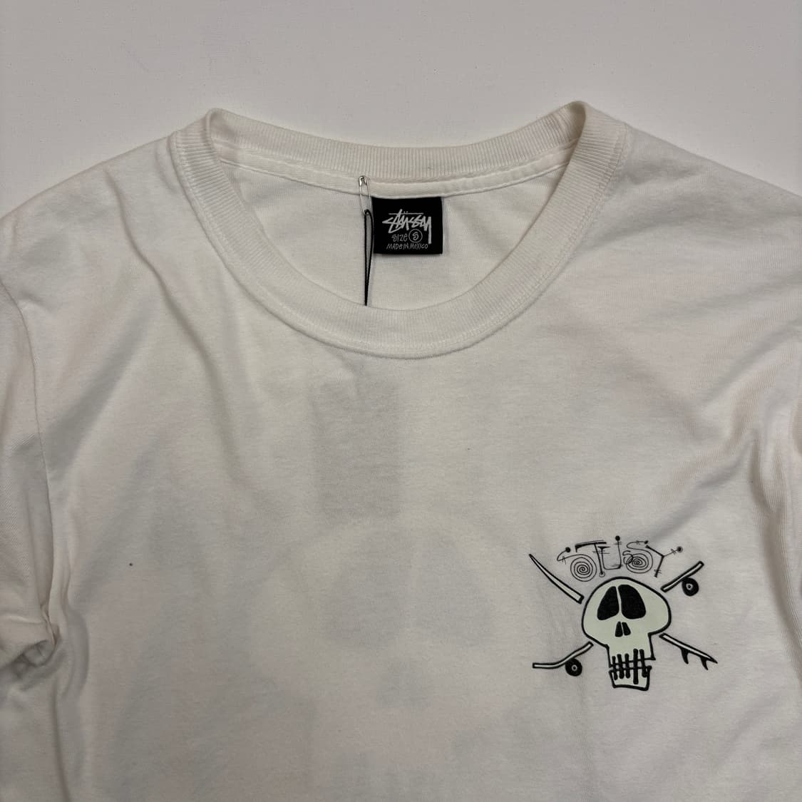 [S] STUSSY SKULL graphic T-shirt 상품이미지4