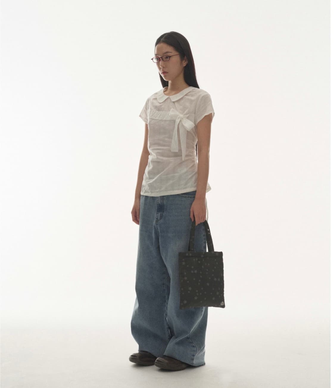 코이세이오 가방 토트백 MILKY STAR TOTE BAG BLACK 상품이미지2