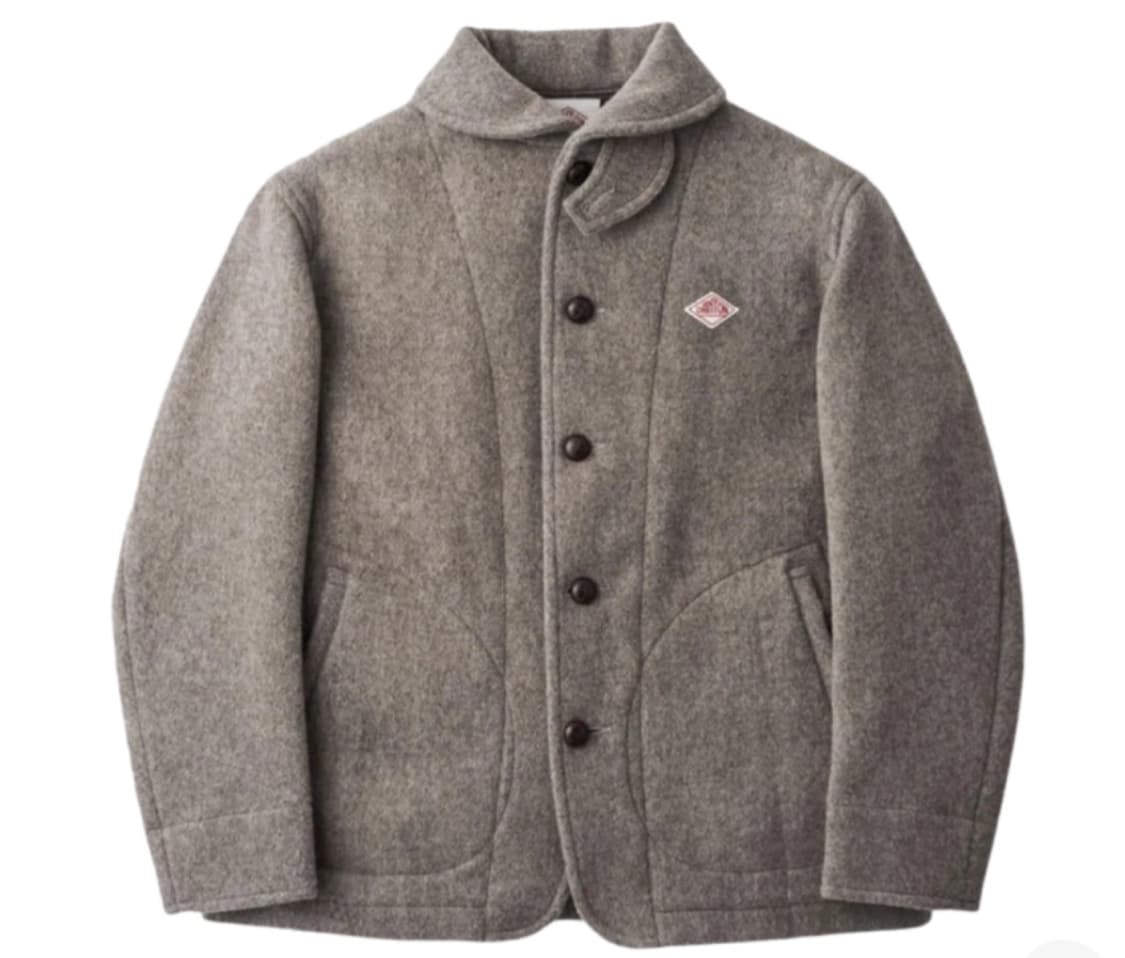 단톤 울 파일 칼라 자켓 베이지 상품이미지1