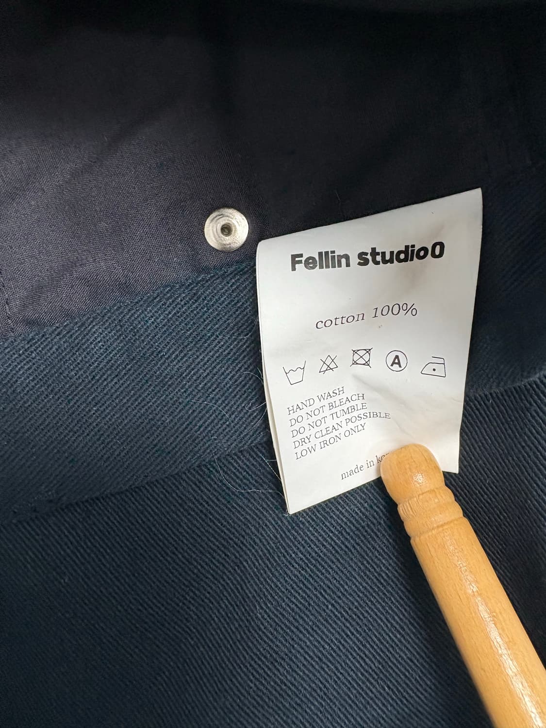 펠린 스튜디오 데님 팬츠 블랙 상품이미지8