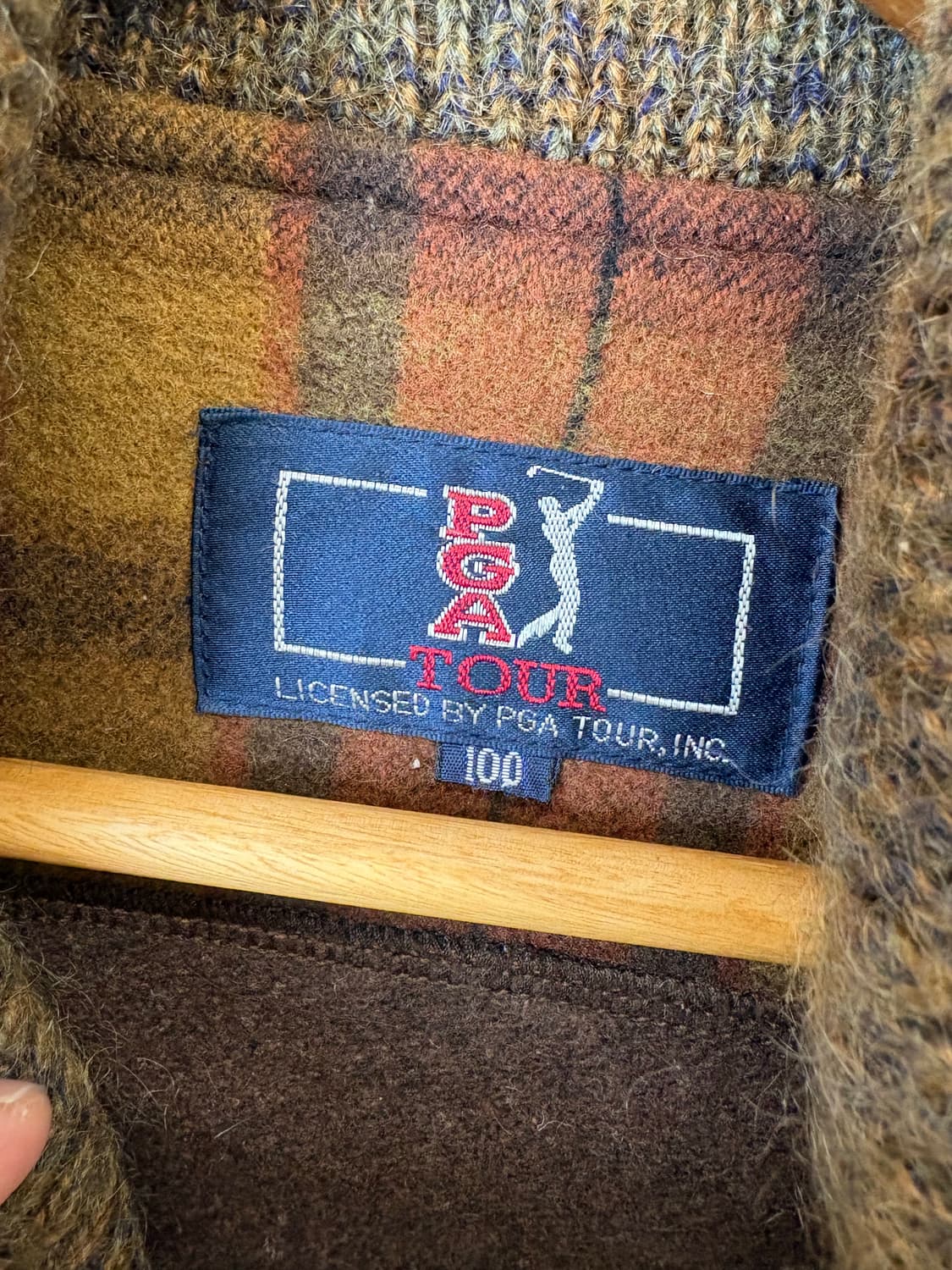 빈티지 숄카라 패턴 울 가디건 자켓 상품이미지10