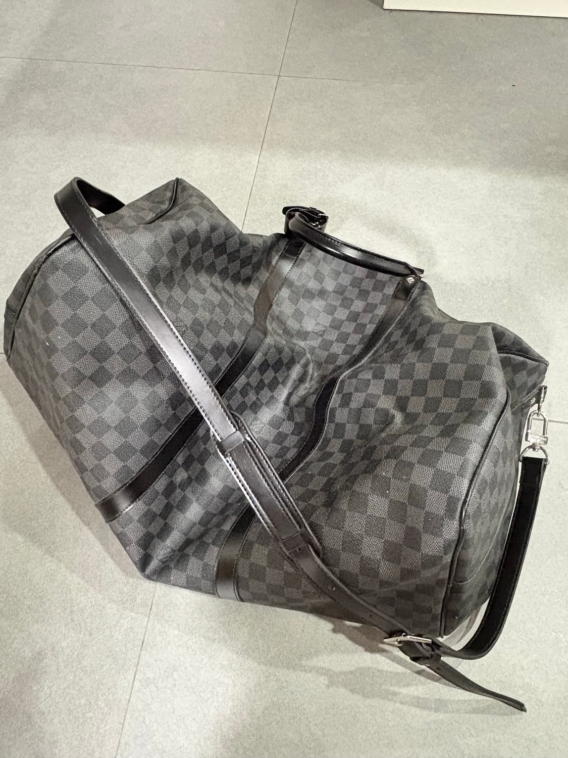 빈티지 다미에 스타일 보스턴백 (동묘구매) 상품이미지3