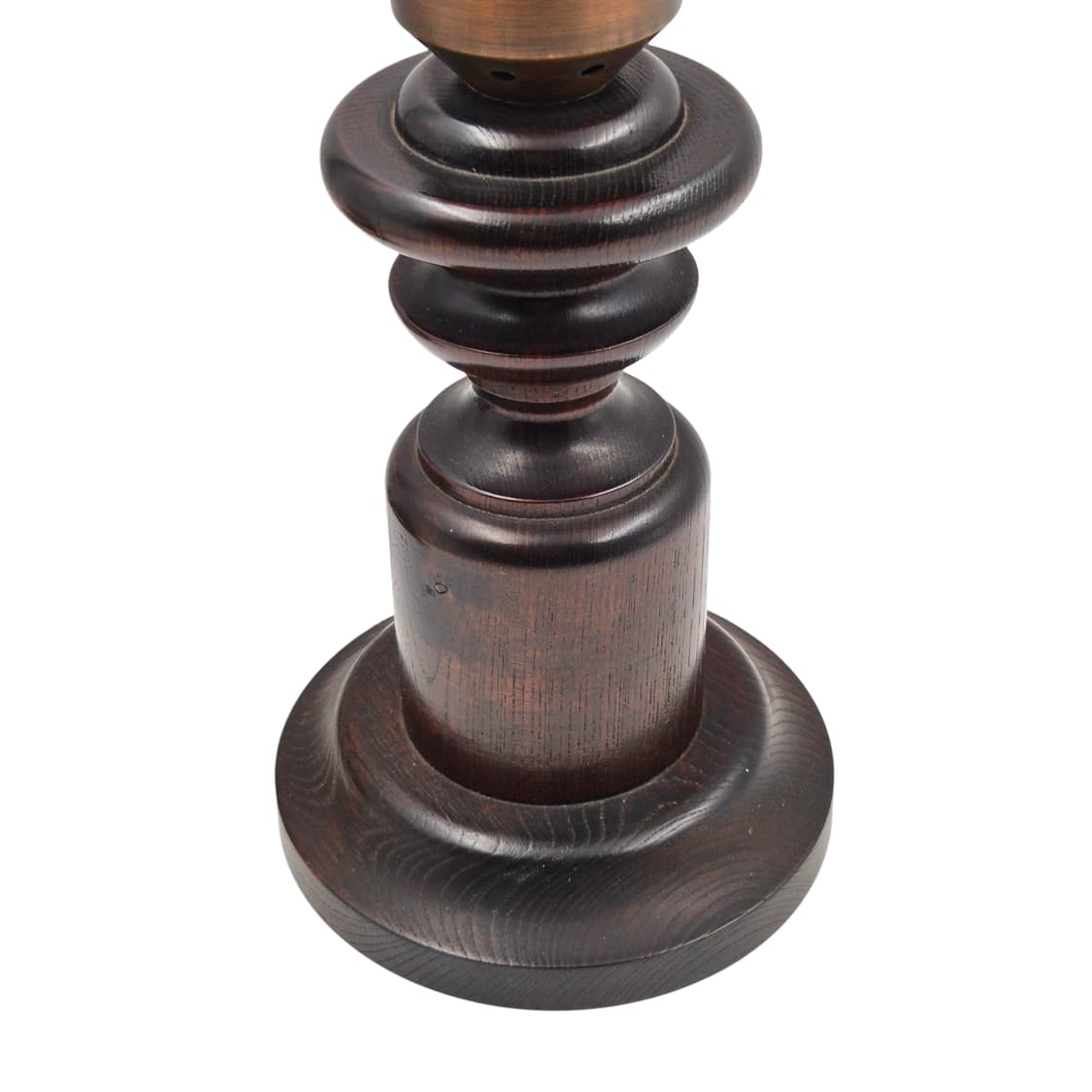 70s 핸드블로운 스윌 원목 엔틱 스탠드 램프 상품이미지4