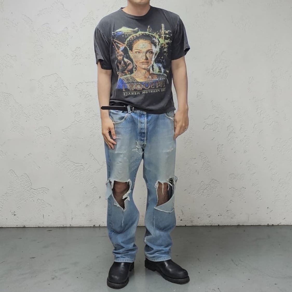 90S USA 스타워즈 반팔티 L M0276 상품이미지1