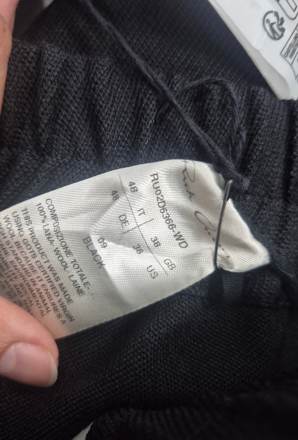 새상품)릭오웬스 24fw 벨라 팬츠 상품이미지7