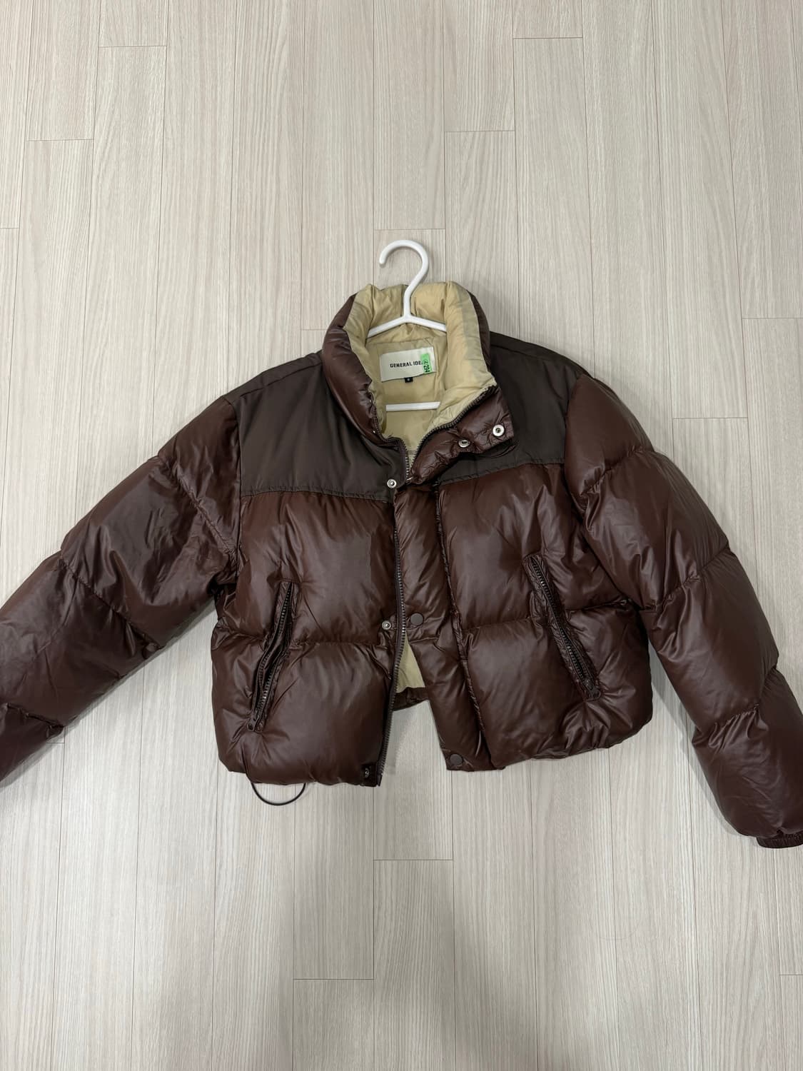 제너럴아이디어 브라운 패딩  상품이미지1