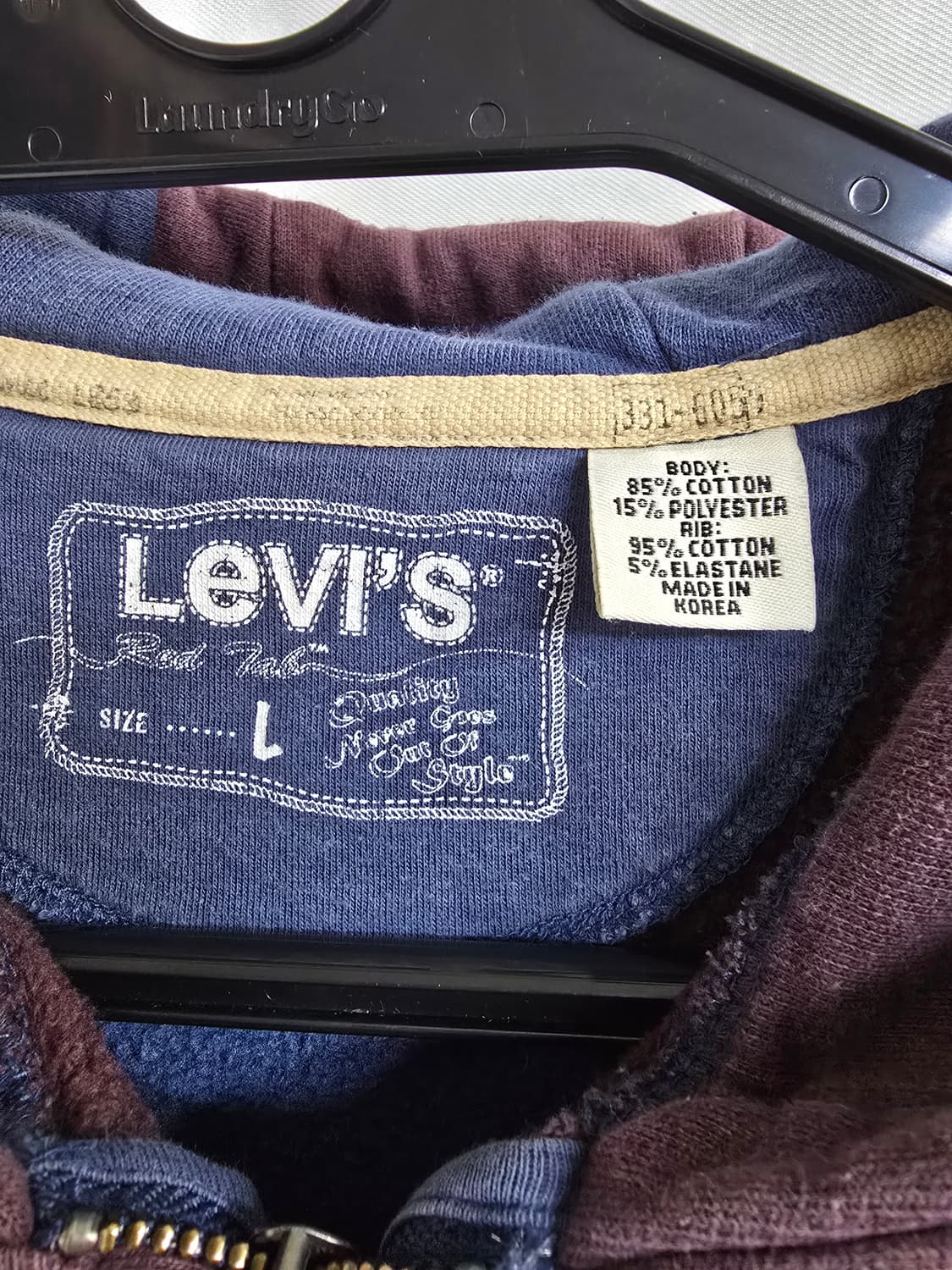 리바이스 스트라이프 후드 집업 (1767) 상품이미지3