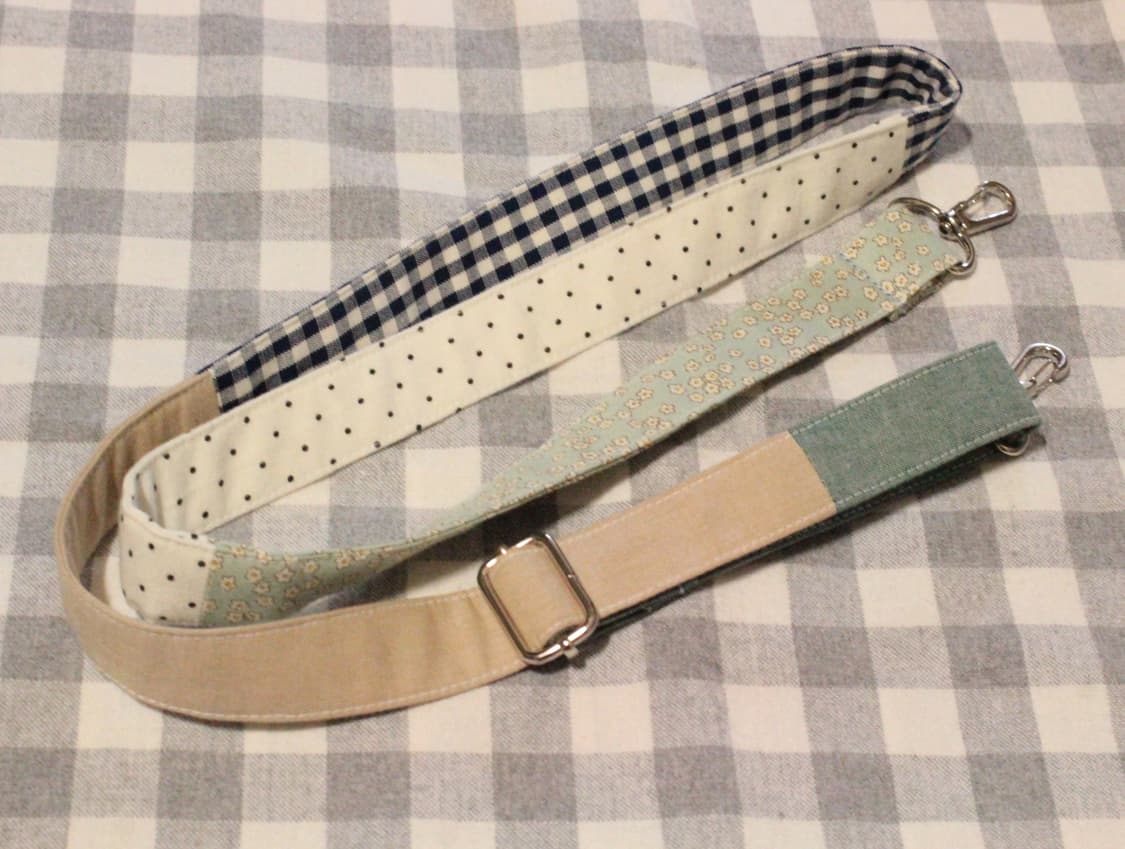 핸드메이드 패치워크 가방끈 숄더끈 상품이미지1