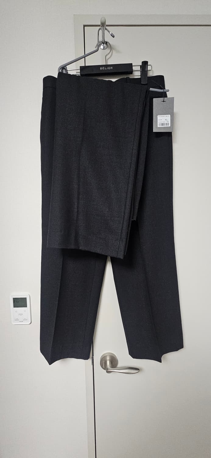 95,32)벨리에 차콜그레이 셋업 자켓+팬츠2개 상품이미지3
