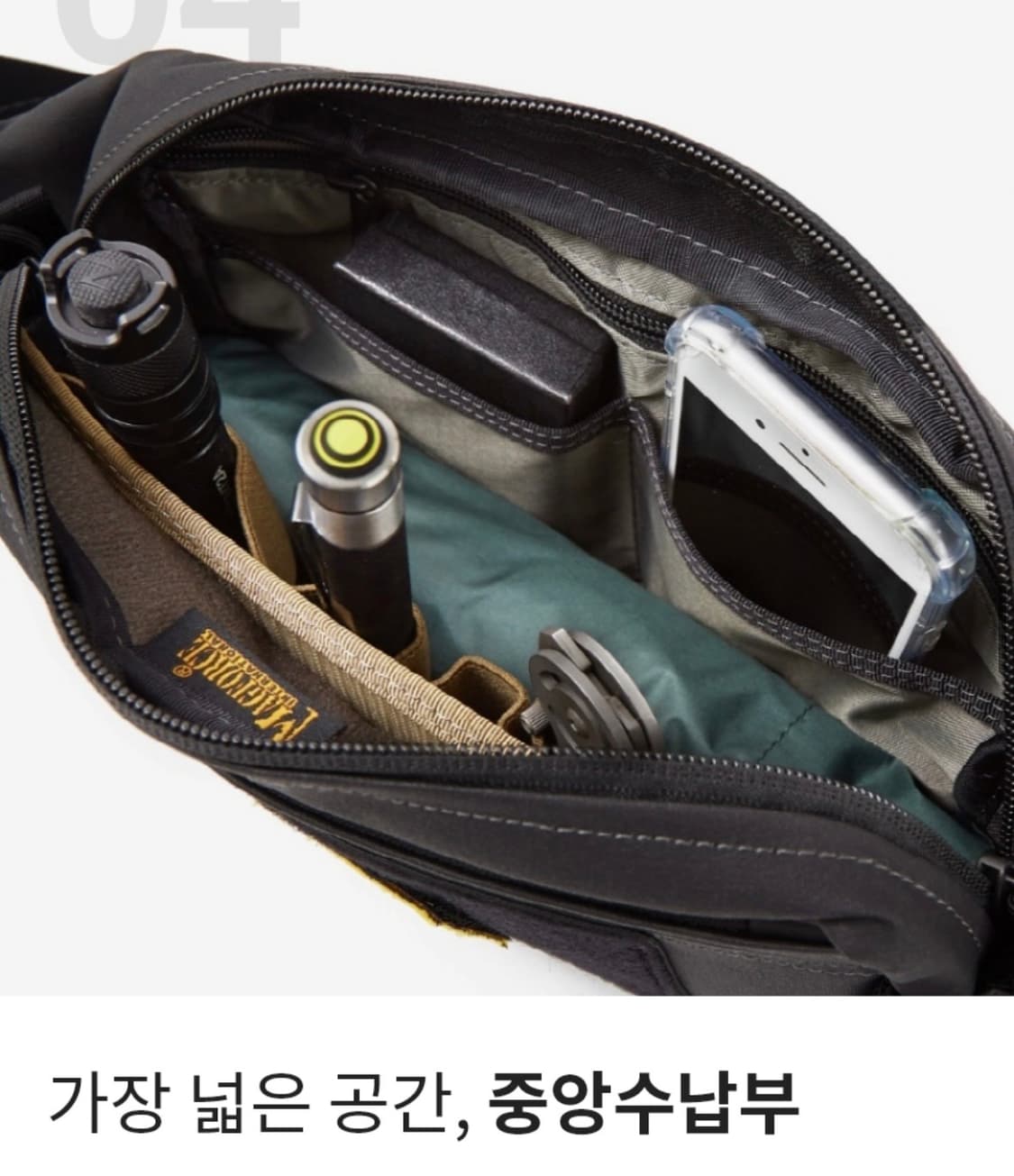 맥포스 힙색, 밀리터리 슬링백, 여행용 슬링백 상품이미지2