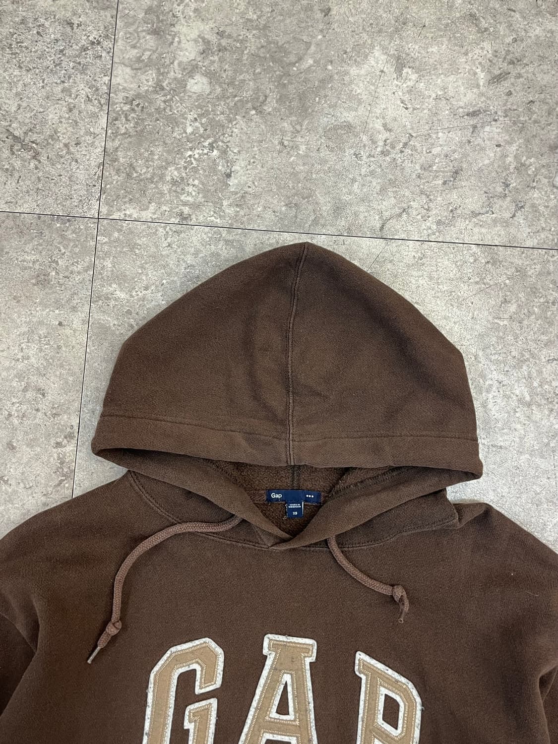 갭 후드티 브라운 XS #csz2394 상품이미지5