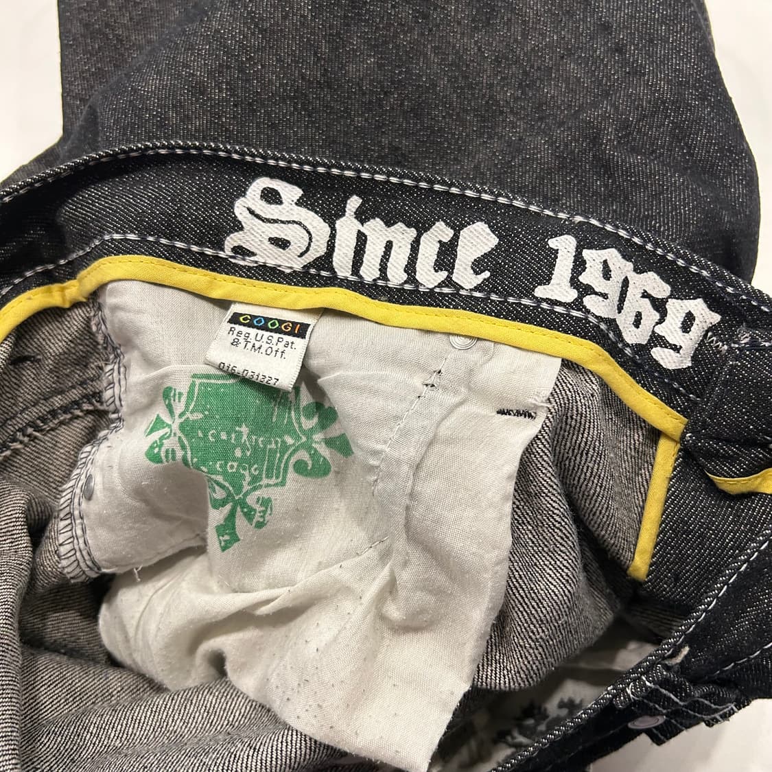 [40] 쿠지 빈티지 블랙 데님 반바지 Coogi A661 상품이미지10