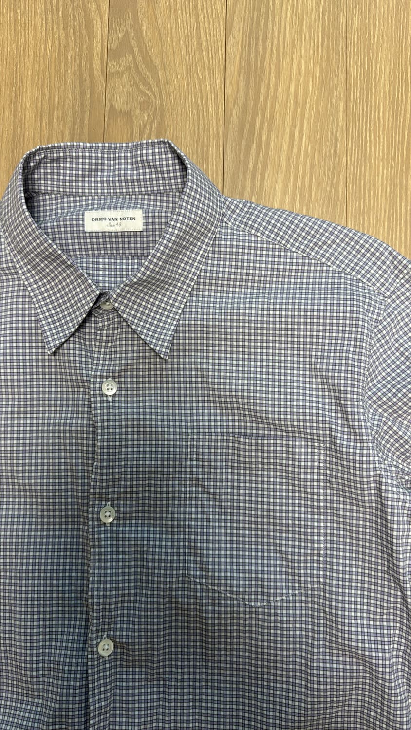 드리스반노튼 체크 셔츠 상품이미지4