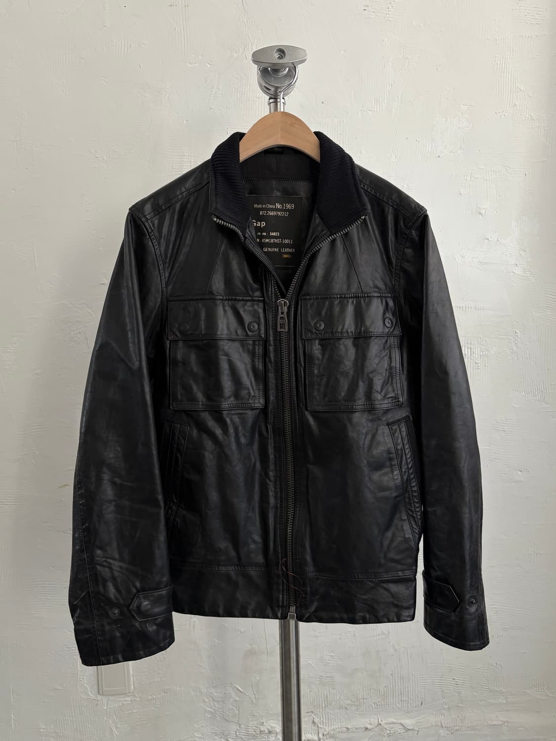 Gap 겝 00‘s 레더 집업 자켓 상품이미지1