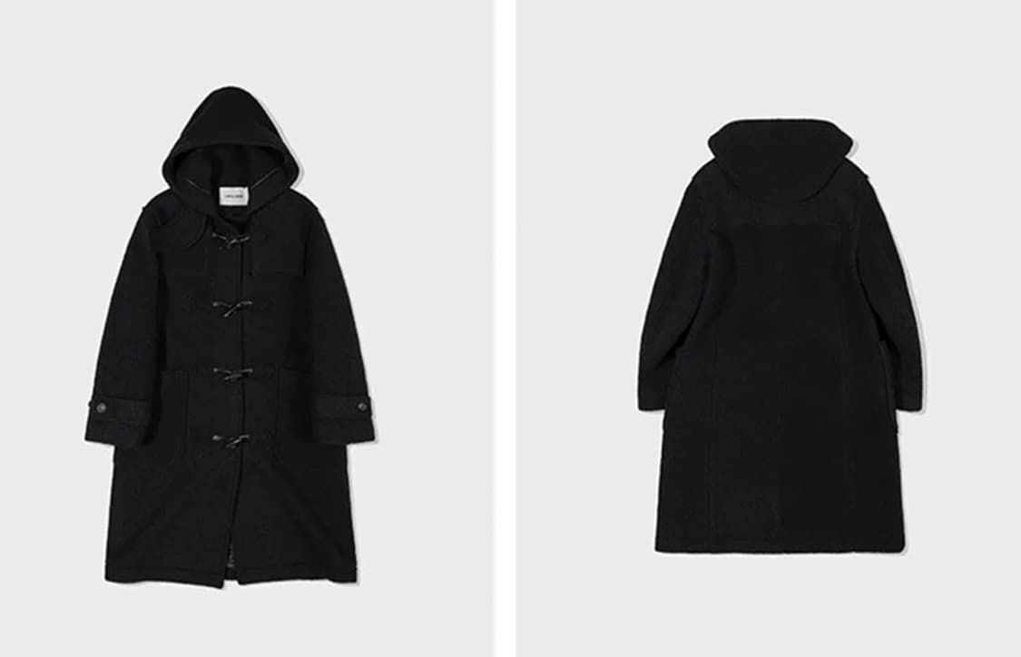 Low Classic DUFFLE COAT_BLACK (원가 70) 상품이미지5