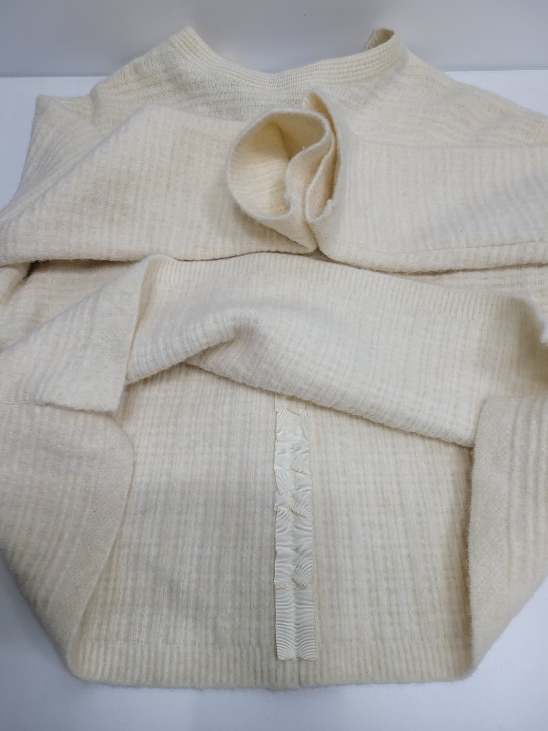 SJSJ 한섬 에스제이에스제이 오버핏 알파카 니트 / 여 F (90)  상품이미지5