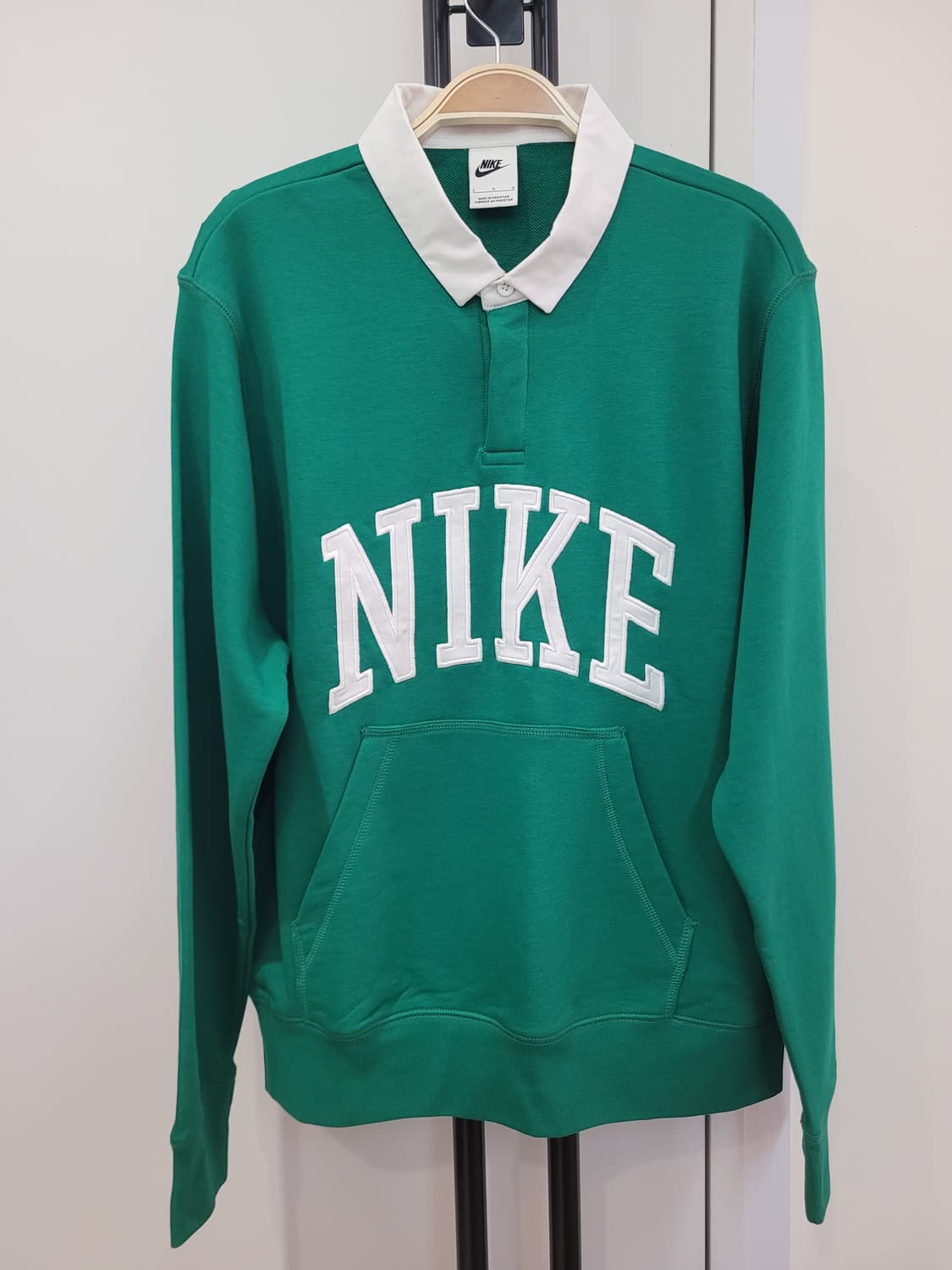 나이키 클럽 플리스 롱슬리브 플리스 폴로 티셔츠 L사이즈 상품이미지2