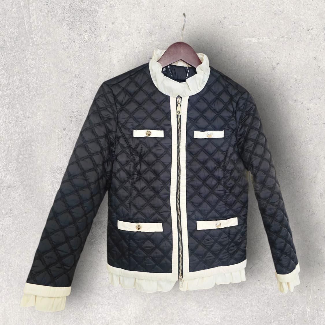 블랙퀼팅자켓 상품이미지1