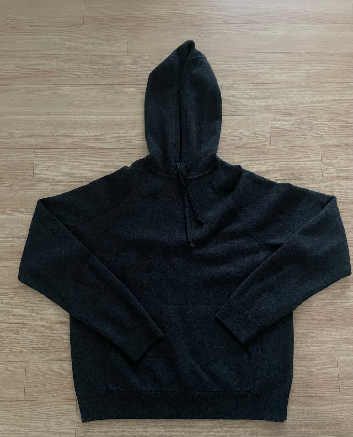 Cos 코스 차콜 울 후드 니트 L 상품이미지6