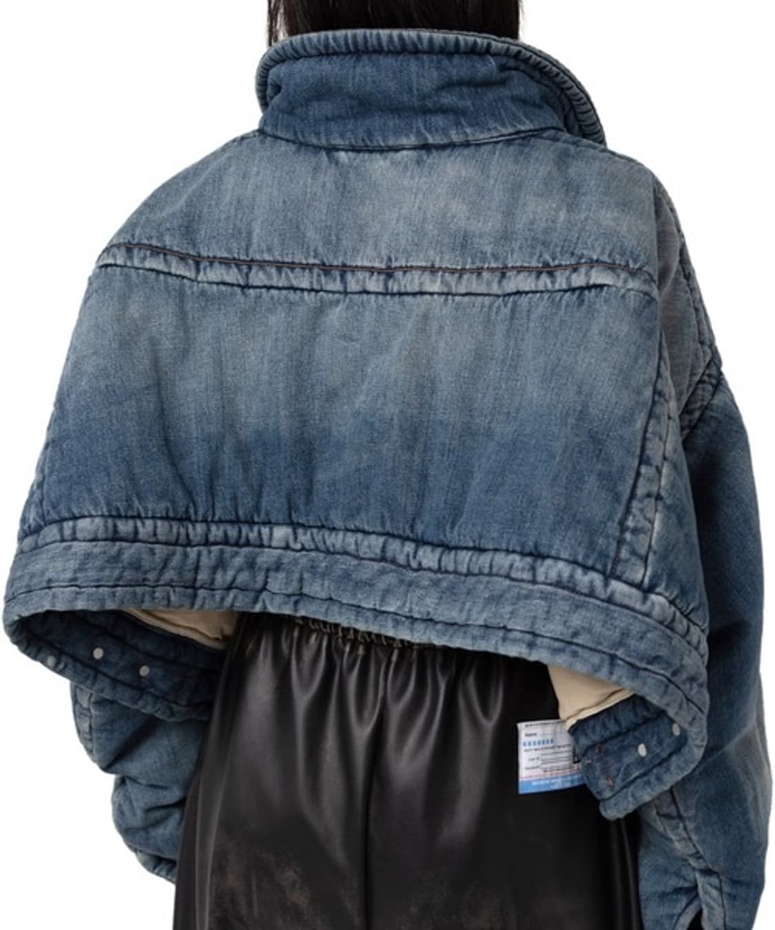 메종 미하라 야스히로 크롭 패디드 데님 자켓 36사이즈 상품이미지5