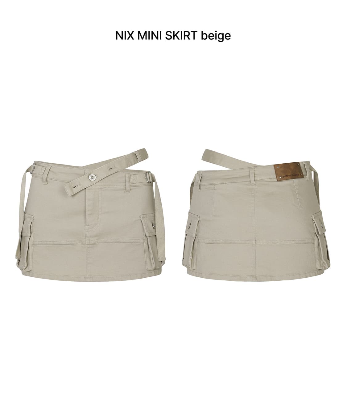 페인오어플레져 NIX MINI SKIRT beige [M] 상품이미지1