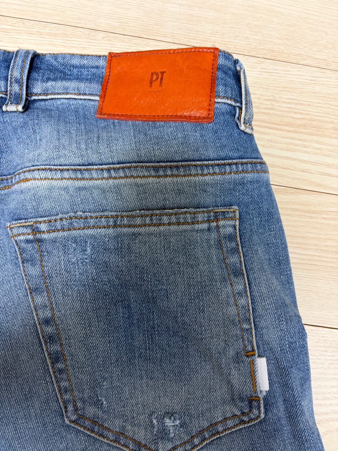 PT Torino 데미지 워싱 데님 청바지 32사이즈 한섬 정식수입품 상품이미지8