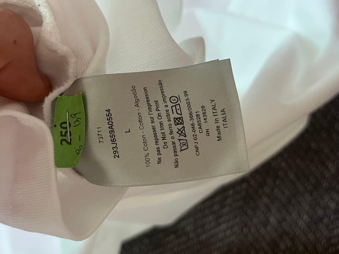 디올 47티셔츠 라지 상품이미지5