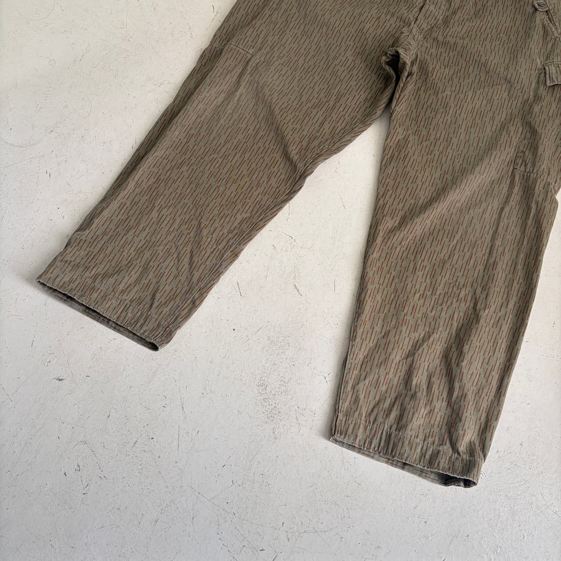 80s OG 동 독군 레인드롭 밀리터리 카모팬츠 37 상품이미지3