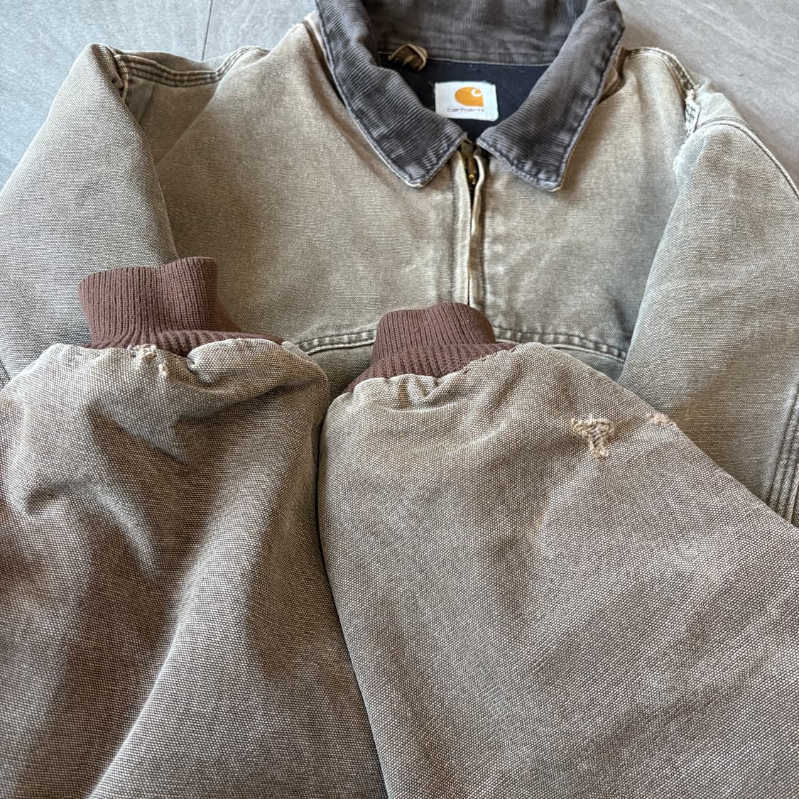 칼하트 정품 브라운 산타페 자켓 상품이미지8