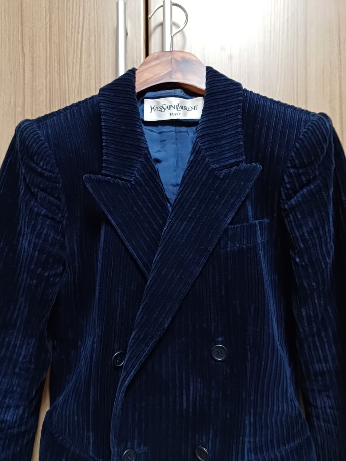 이브생로랑 여성 코듀로이 벨벳 마이 자켓 블레이져 ysl 입생로랑 상품이미지5