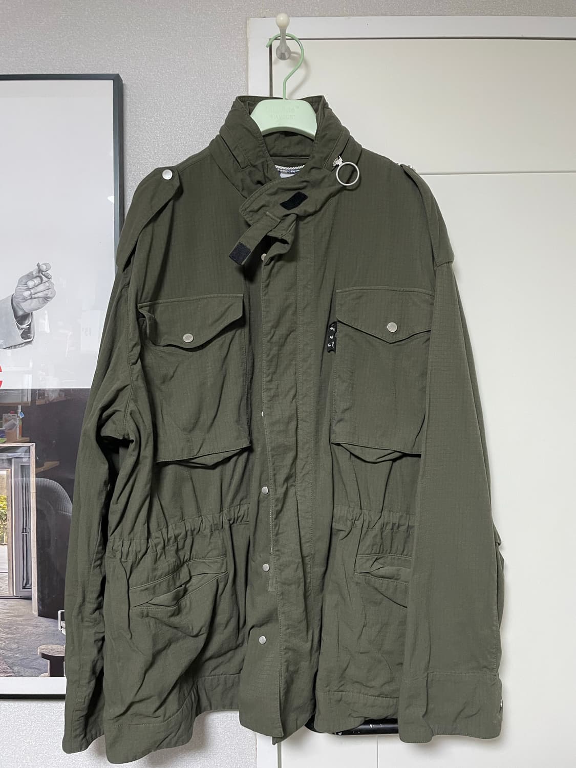 오프화이트 애로우 로고 필드 자켓 상품이미지1