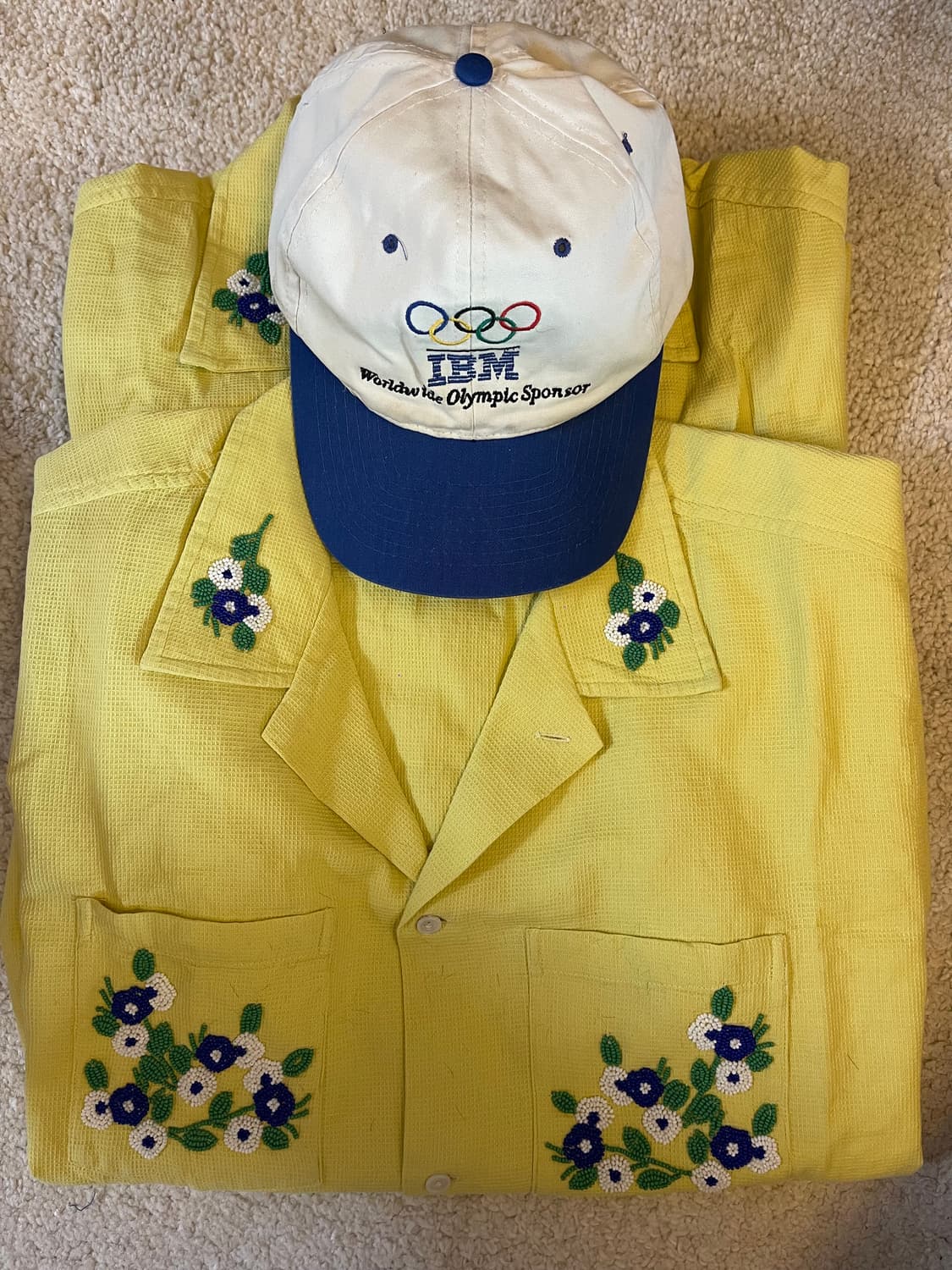 IBM 올림핏 스폰서 모자 햇 OS 상품이미지6