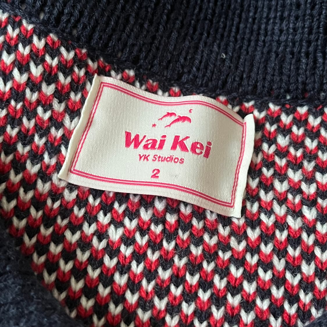 와이케이(WAIKEI) 돌핀 노르딕 집업 가디건 상품이미지3