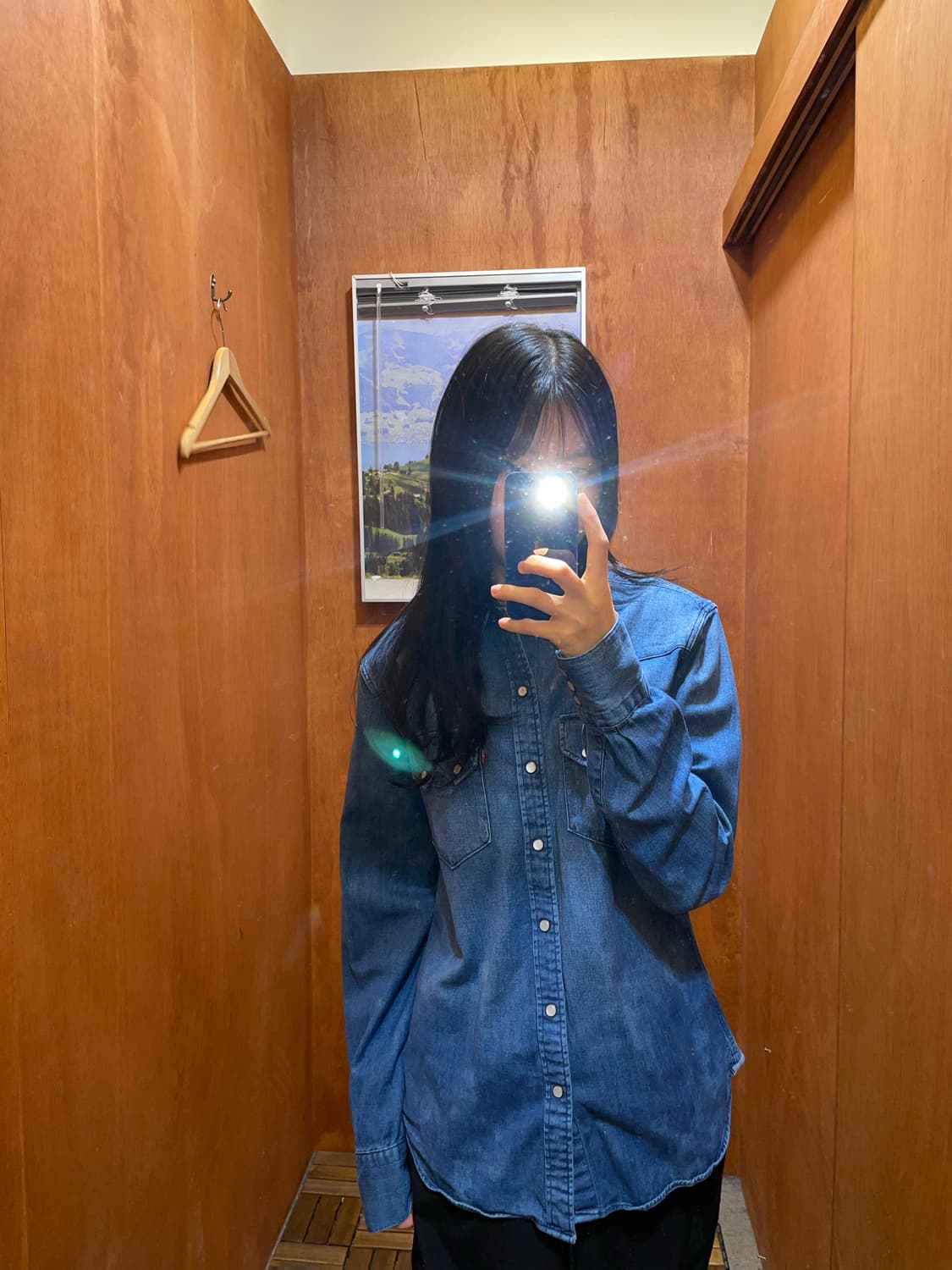 (M) Levi's 리바이스 코튼 데님 셔츠 상품이미지1