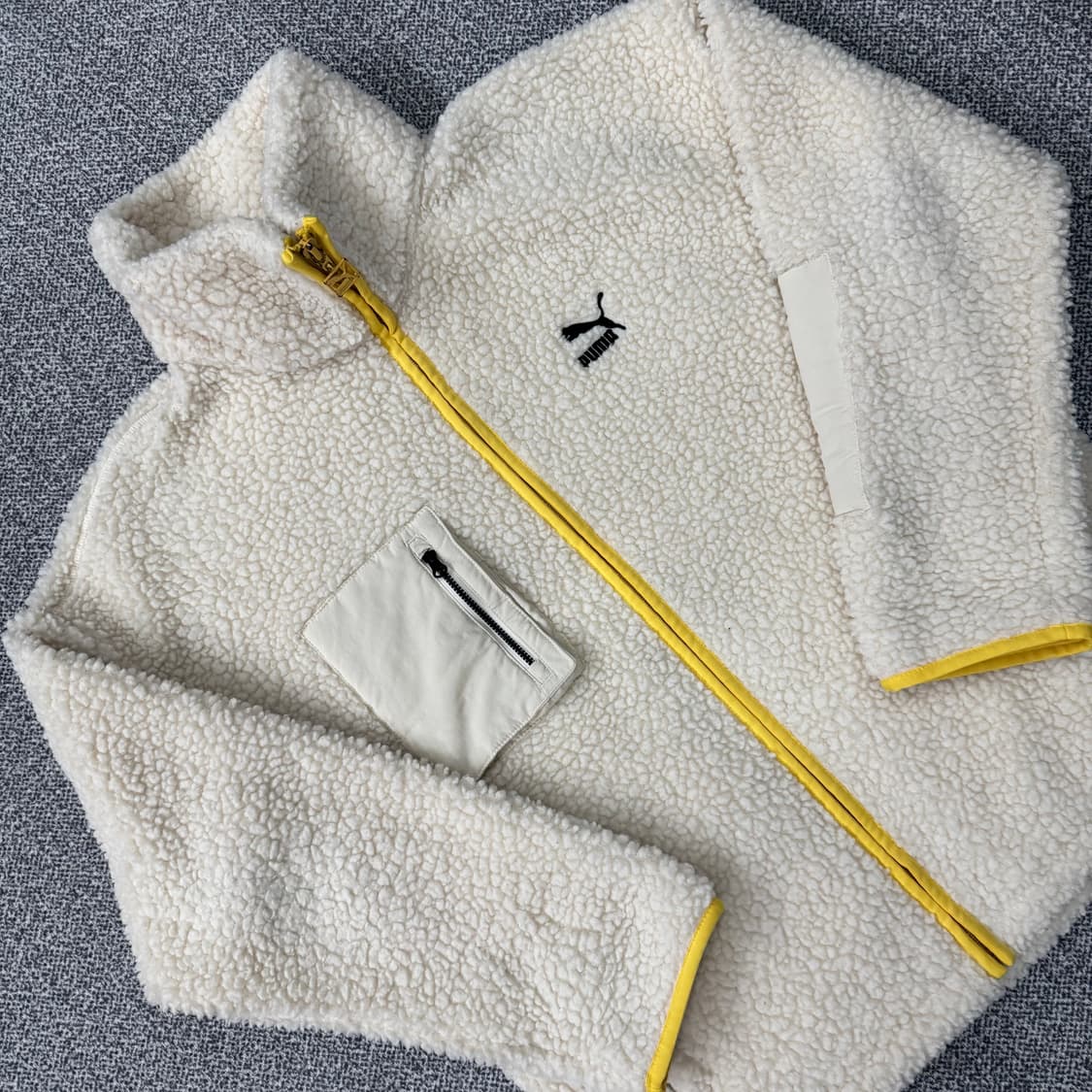 퓨마 캐주얼 쉐르파 양털 뽀글이 후리스 자켓 상품이미지2