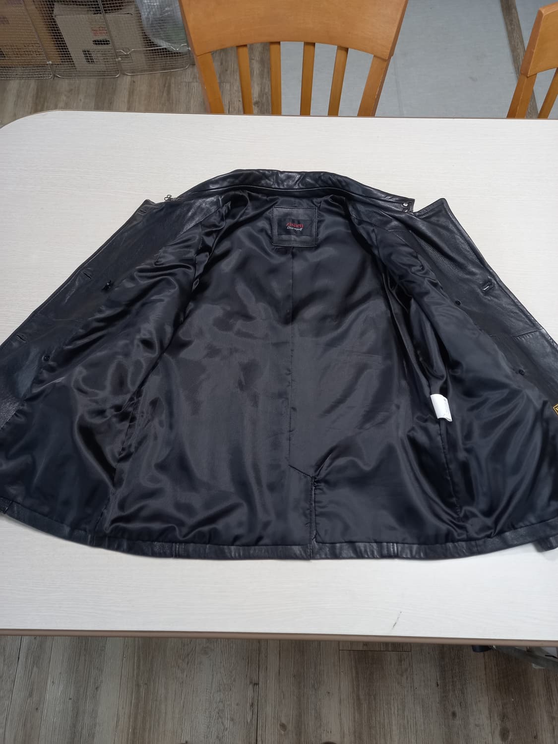 M90 Zishen Kor 여성용 양가죽 자켓 블랙 M-14 상품이미지5